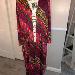 LuLaRoe Multicolor Patterned Cardigan